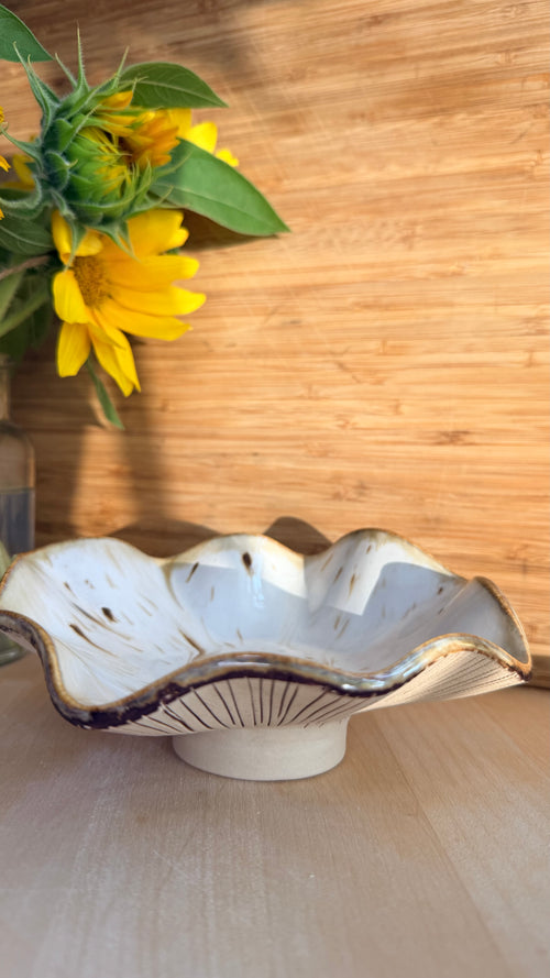 Parasol Mushroom Bowl Collection — Set of 3 bowls ✨