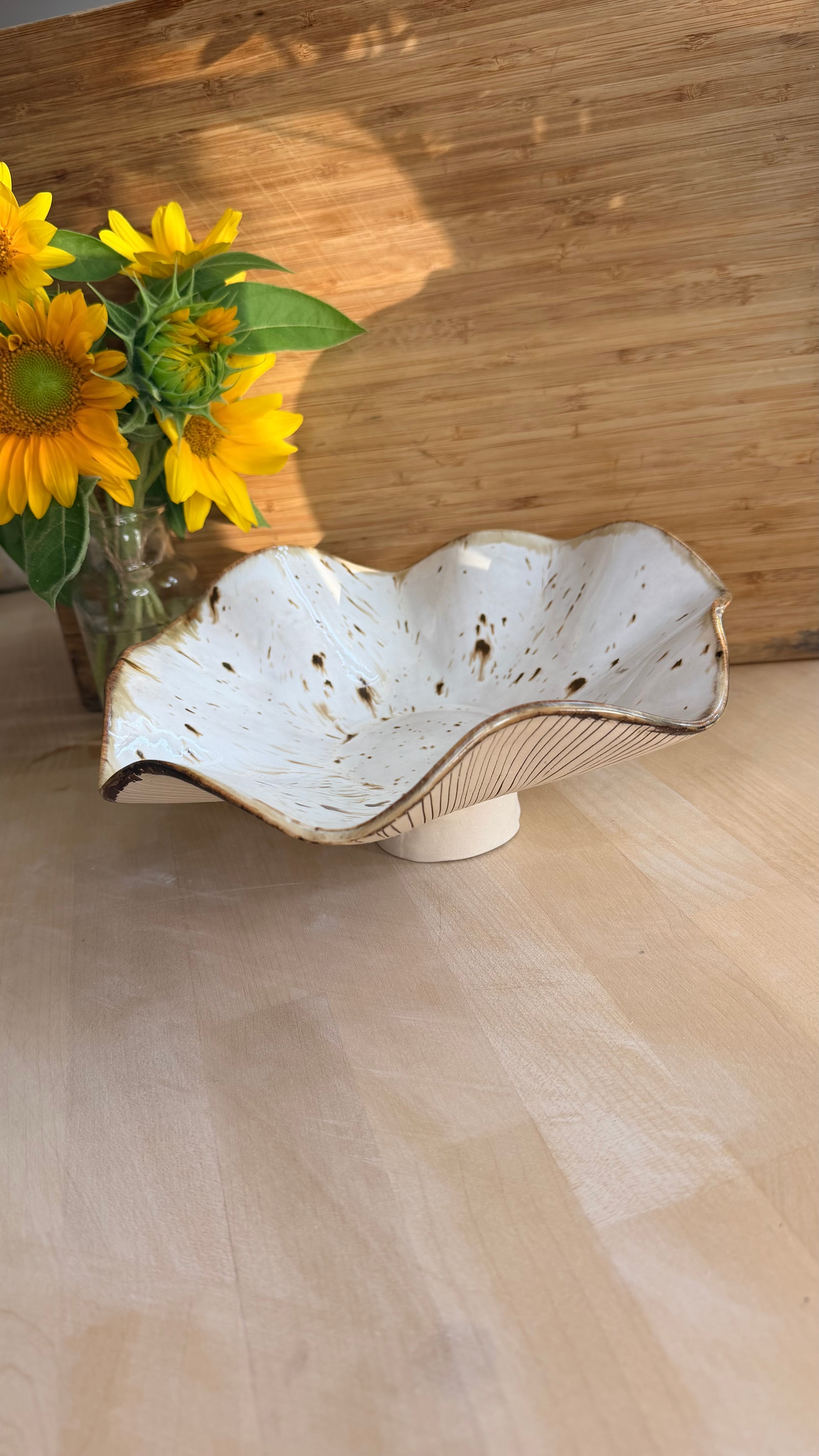 Parasol Mushroom Bowl Collection — Set of 3 bowls ✨